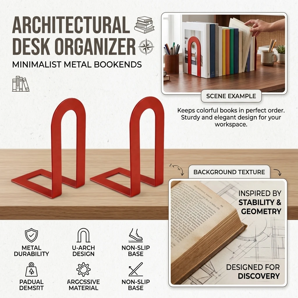 Simplified Metal Book Files Wrought Iron Book Board Home Office Desktop Organization Student File Cabinet
