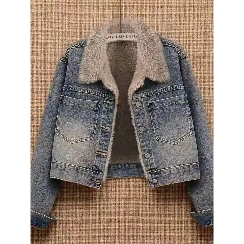 

New Large-Pocket Retro Short Loose Casual Versatile Jacket