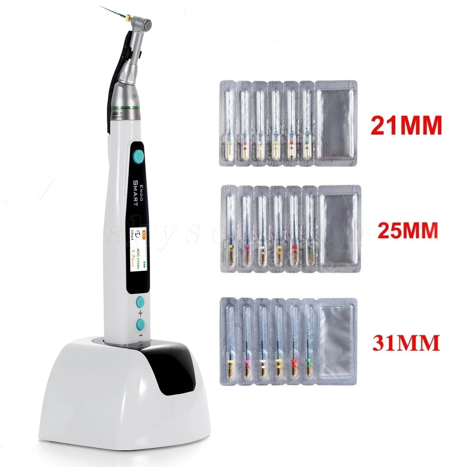 

Беспроводной стоматологический эндодонтический светодиодный эндодвигатель с возвратно-поступательным движением 16:1 угловой двигатель для корневых каналов/файлы NITI 21/25/31 мм