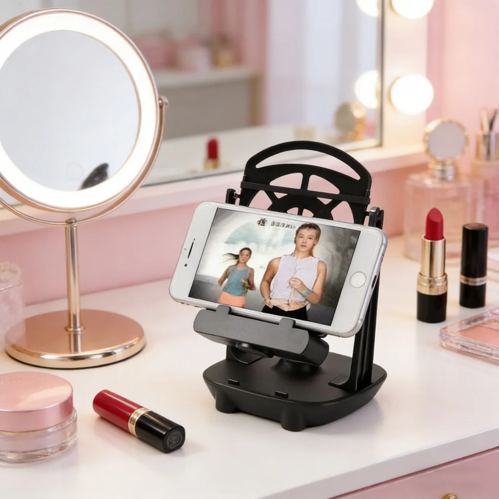 

Настольная подставка-качели для телефона, автоматическое устройство с подшипниками, многофункциональная настольная подставка для iPhone и всех телефонов