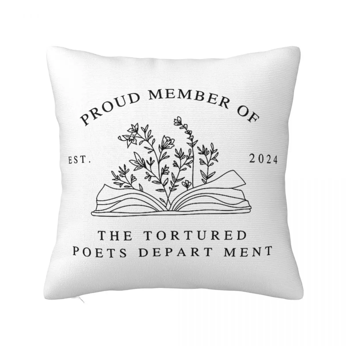 The Tortured Poets Department TTPD Square Pillow Covers Home Music Cushion Cover Cool Decor Pillow Cover 40*40