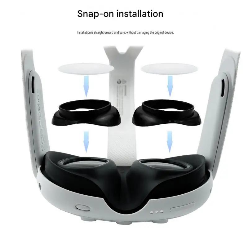 Anti Scratch Myopia Lens Frame Block Blue Light Fit Hyperopia Astigmatism Glasses Adapter For Meta Quest 3 Vr Headset Accessorie