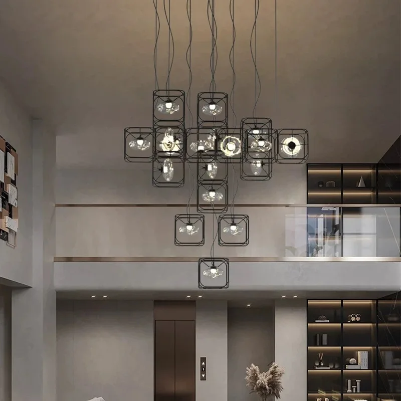 

2025 Dining Room Ceiling Stainless Steel Chandelier with LED Light Source, Dimmable, Suitable for Living Room Room Decoration