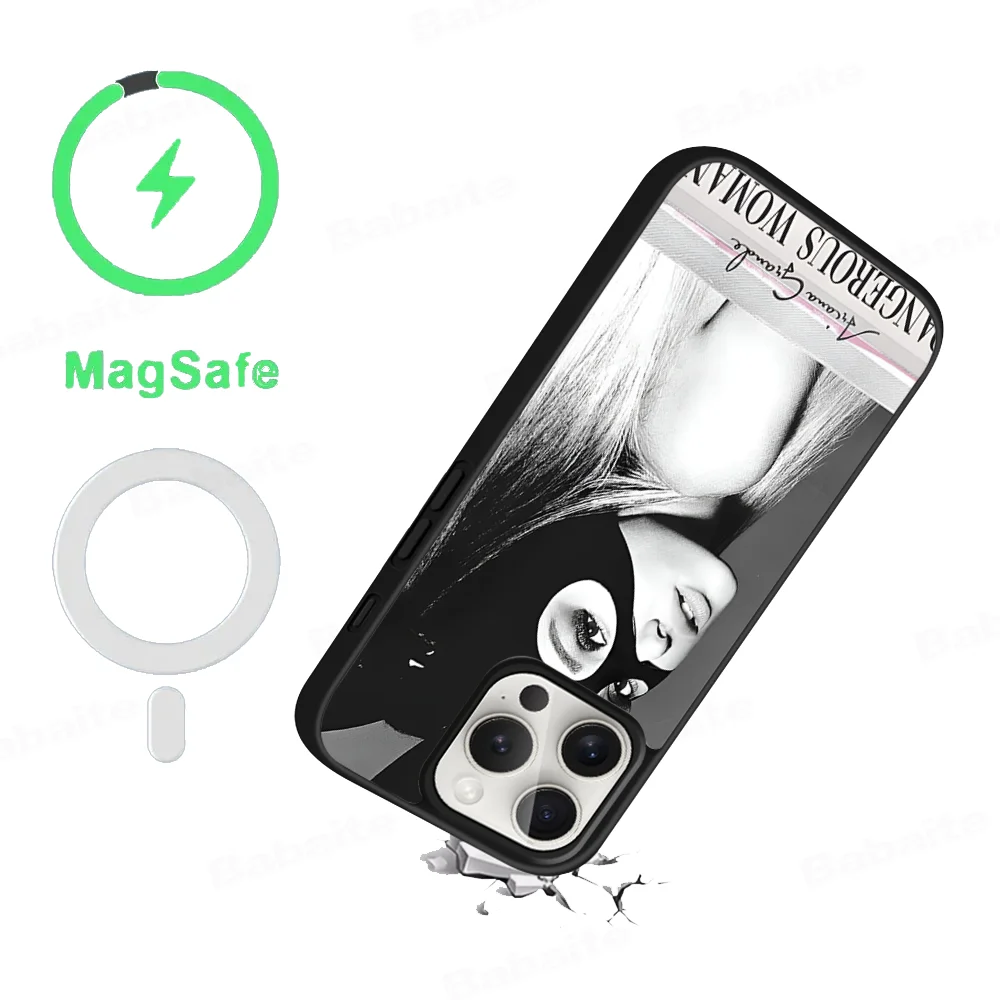 Arianas G-Grande Phone Case Magnetic Case For iPhone 16 14 13 12 11 15 Pro Max Plus For Magsafe Wireless Charge Cover