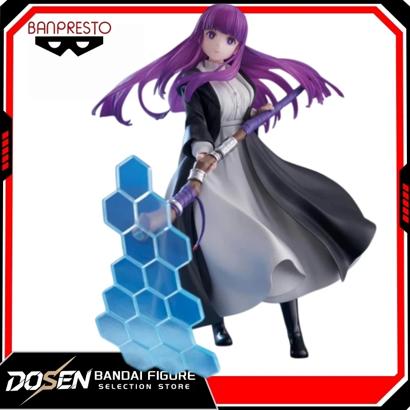 Figurine originale Bandai Banpresto EFFECTREME Frieren: Beyond Journey's End Fern 19 cm, objet de collection d'anime, décoration de bureau, cadeau.