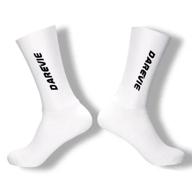 Aero Sports Socks Darevie Speed Sock Pro High Cycling for Men Anti-slip Breathable Athletic Moisture Control