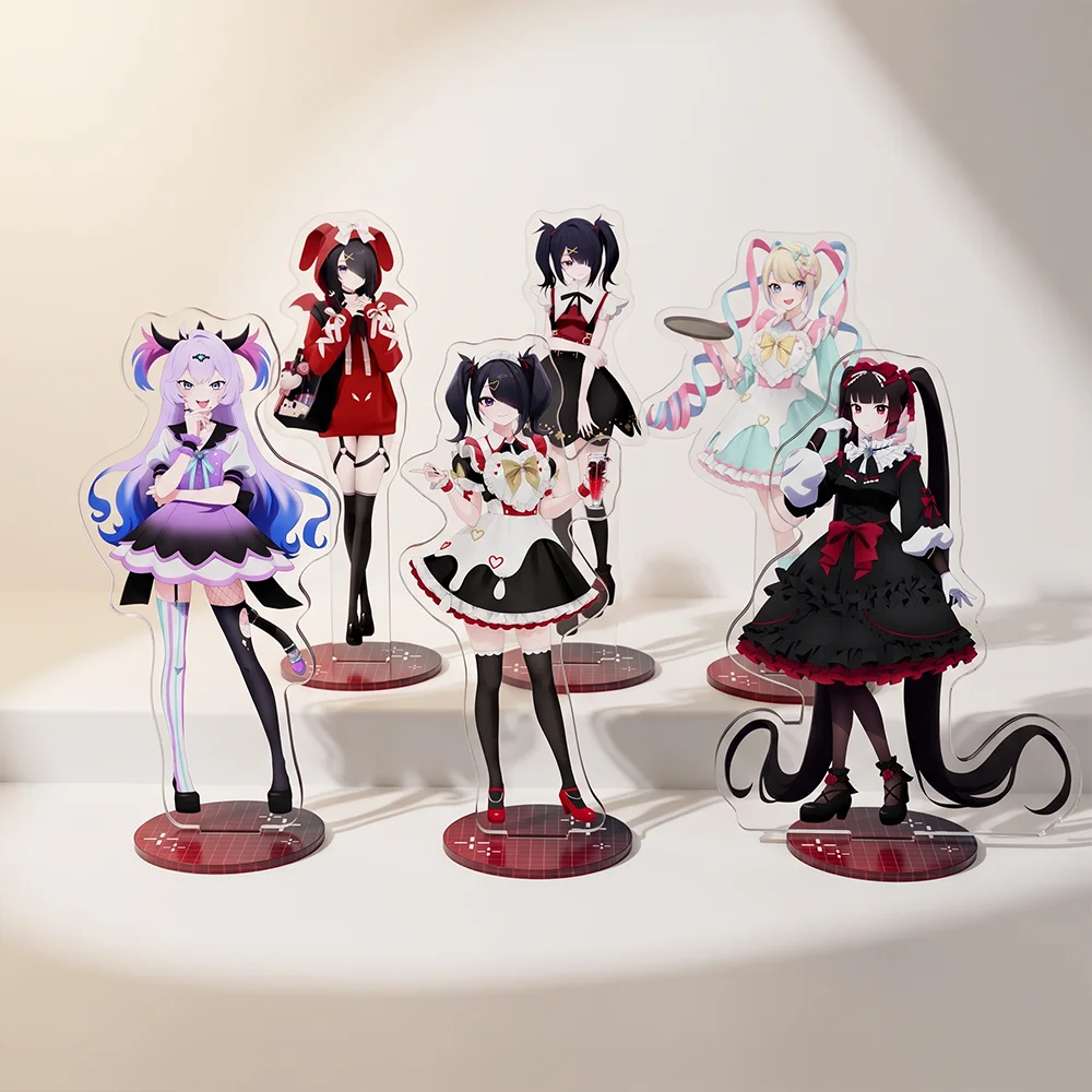 Anime Needy Girl Overd 15CM Ame LoliPoppo Maita Michika Gokubara Acrylic Stand Keychain Cosplay Desk Decor Collect Gifts