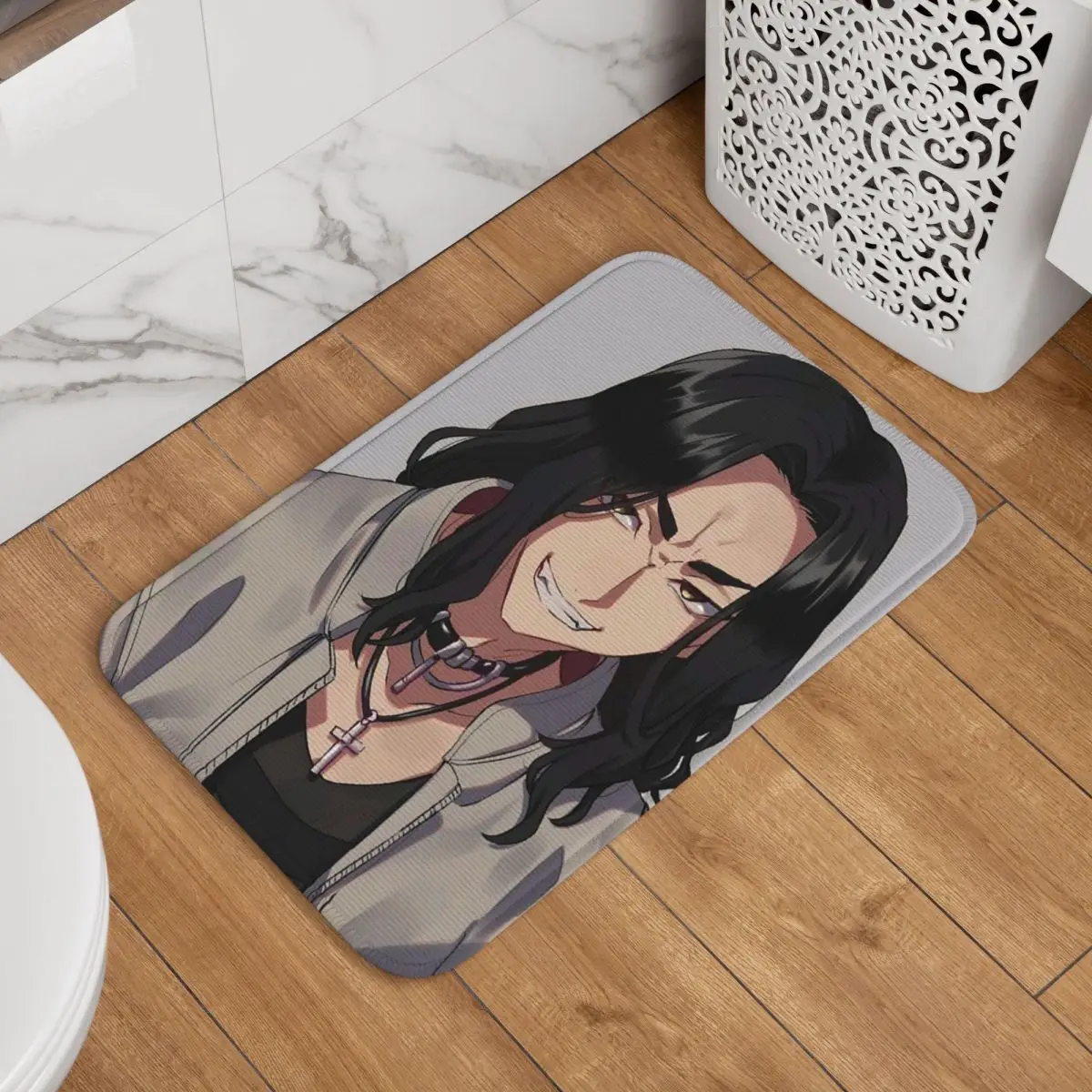 Anime Tokyo Revengers Kazutora Doormat Sand Scraping Carpet Rug Kitchen Entrance Home Floor Mat for Bathroom Footpad Mats