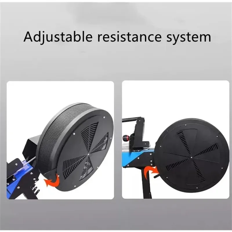 Newly Upgraded Dragon Boat Kayak Rowing Machine Wind Resistance Air Rowing Machine Home Gym Indoor Equipment
