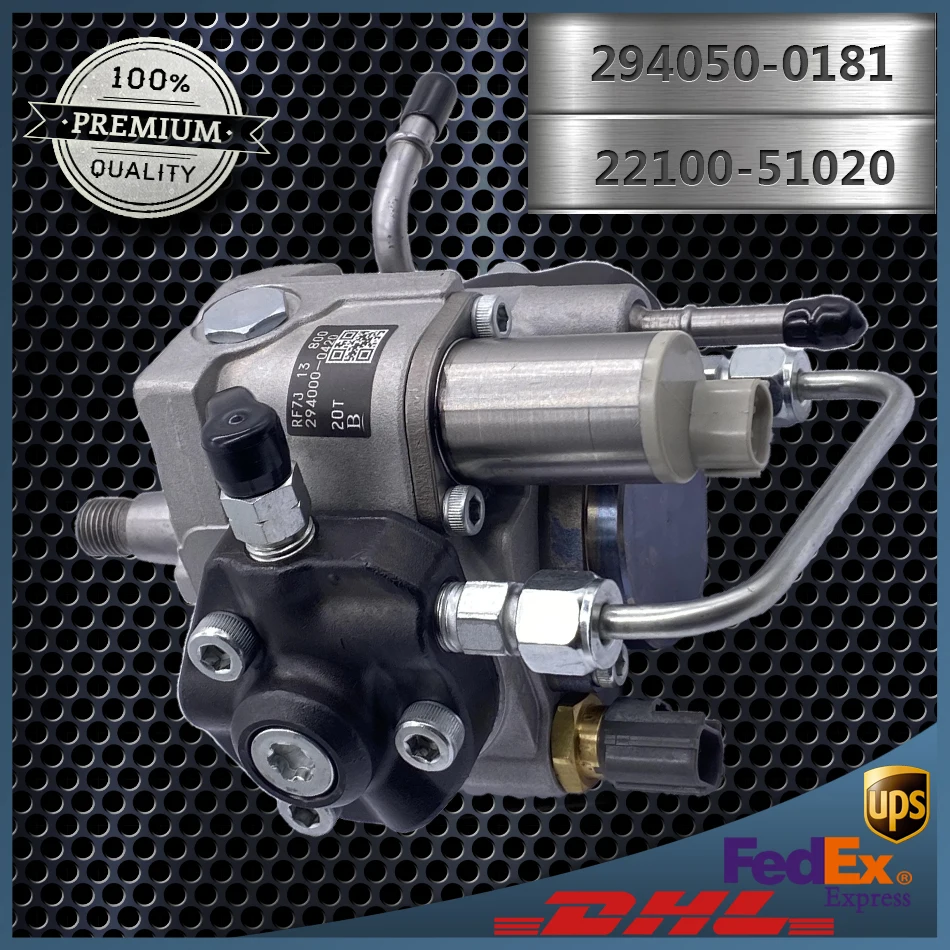 

294050-0181 High-Quality Diesel Common Rail Fuel Pump 2940500181 22100-51020 for Toyota Land Cruiser 1VD-FTV Diesel Engine