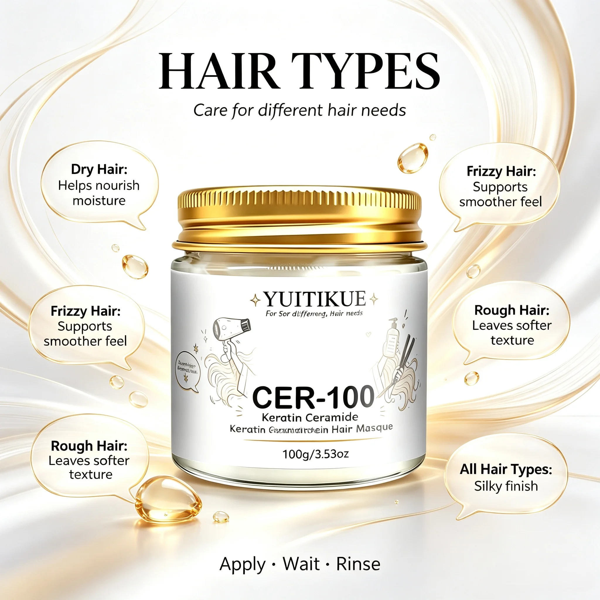 YUITIKUE Keratin Seramid Saç M - Ceramide Moisturizer incelemesi ve fiyatı