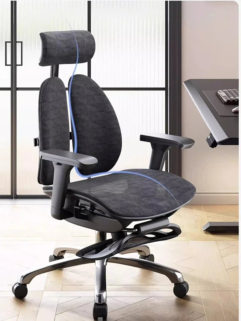 Writing Chair Office Desk Nordic Advanced Comfortable Ergonomic Computer Furniture Home Stool With Wheels Posture Correction