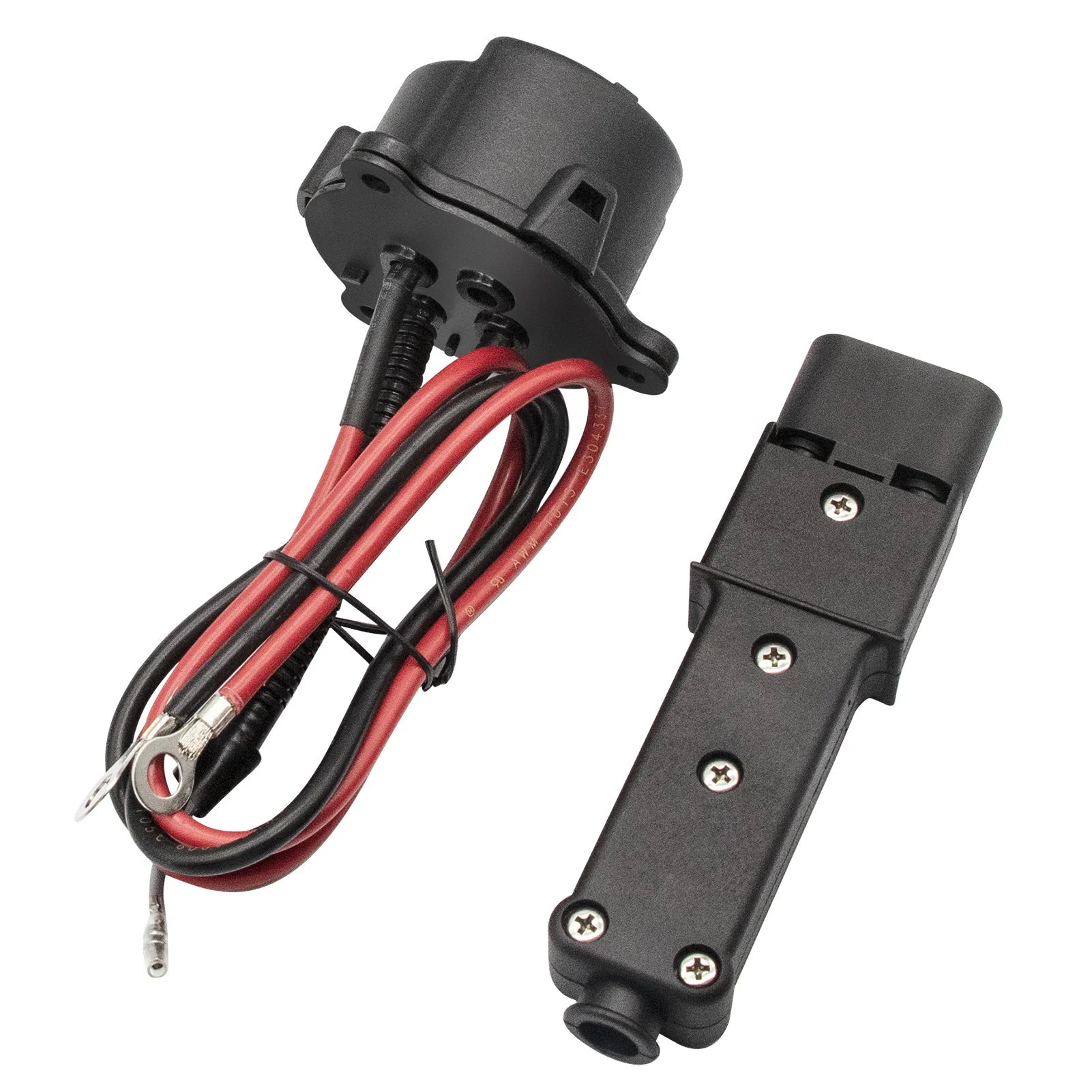 Golf Cart MAC DC charger power 48V socket & plug for Yamaha Electric 2011-2017 G29#JR1-H235A-00 JW9-H6181-00