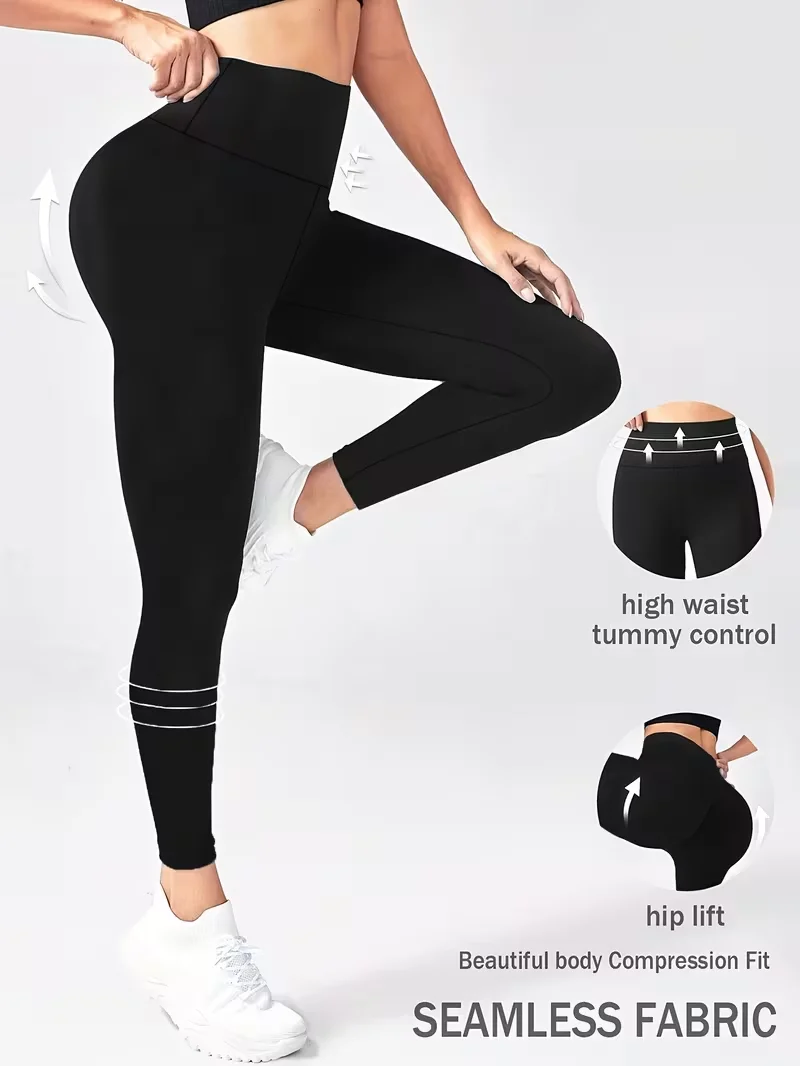 Womens High Waisted Sport Pants Soft Butt Lifting Stretch Leggings Casual Bottoms For Gym Yoga Running Outdoor Exercise clothing