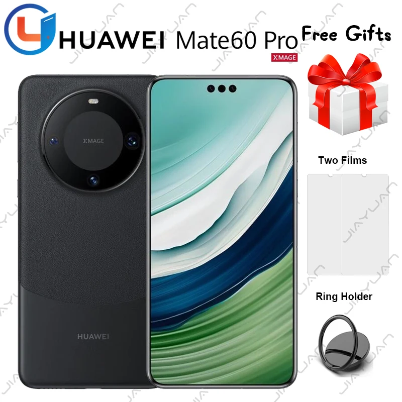 Оригинальный мобильный телефон Huawei Mate 60 Pro, 6,82 дюйма, OLED-экран, 120 Гц, Kirin 9000S, аккумулятор HarmonyOS 4,0, 5000 мАч, смартфон