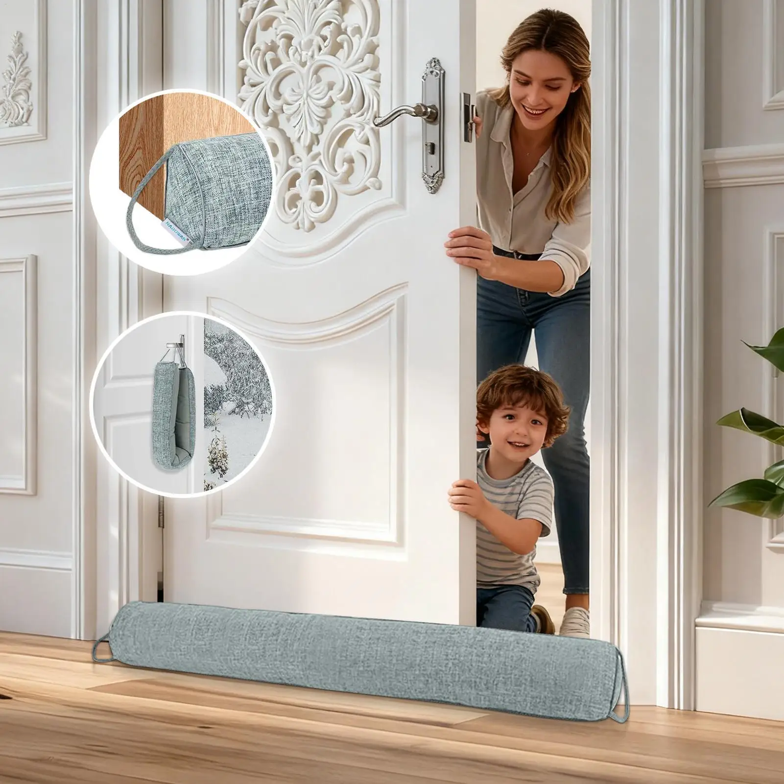 

Дверной блокировщик тяги, треугольный зачистка тяги, утяжеленный под дверной стопор для гаража, внутреннего и наружного домашнего окна комнаты