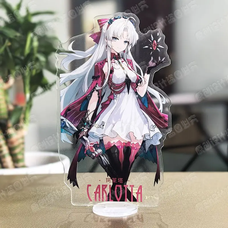 Game Wuthering Waves Anime Figure Acrylic Stand Model Plate Desk Decor Standing Sign Desktop Fans 15cm