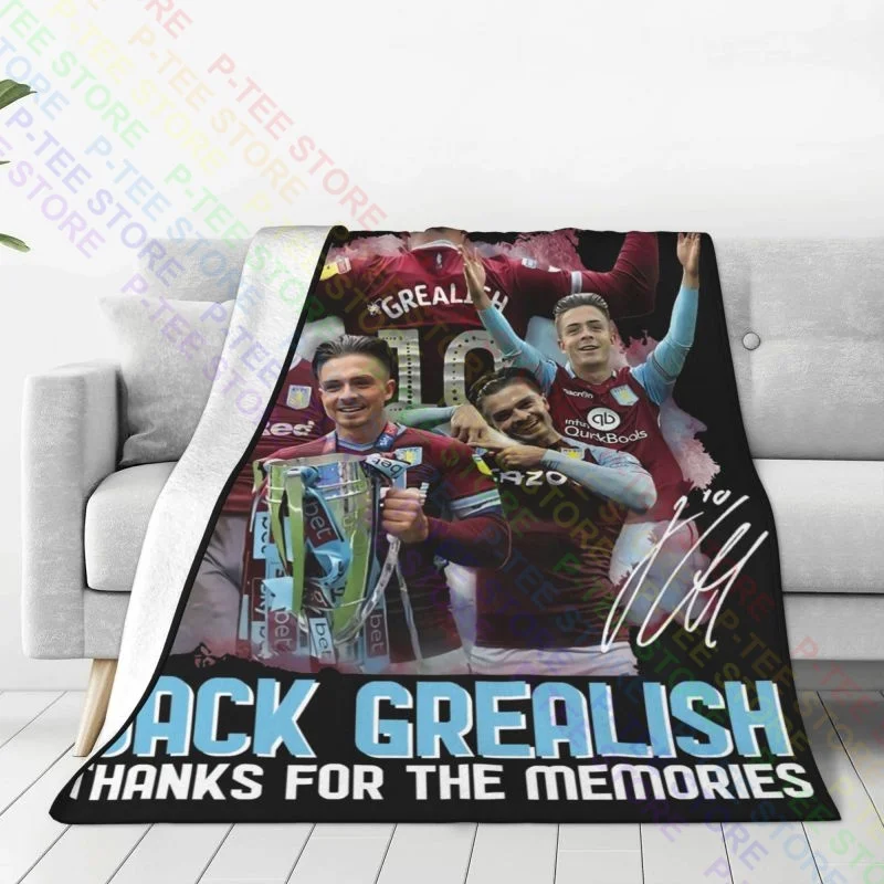 Jack Grealish Thanks For The Memories Blanket Autumn Bedding Ultra-Soft Bedding Supply Sleeping Sheets