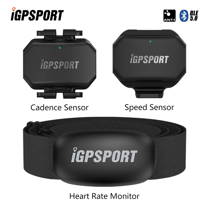 IGPSPORT-ordenador con GPS para ciclismo, dispositivo con Sensor de cadencia, velocímetro CAD SPD70, Monitor de ritmo cardíaco HR40 60 para bryton