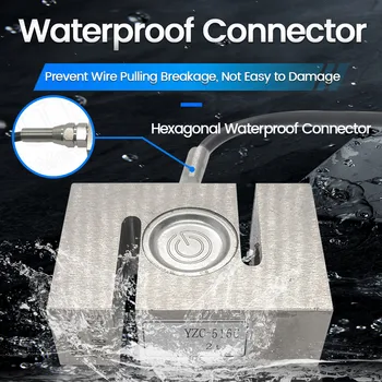 YZC-516C 압력 장력 센서 S 타입 합금강 계량 센서, 배치 체중계, 100kg, 200kg, 300kg, 500kg, 1T, 1.5T, 2T