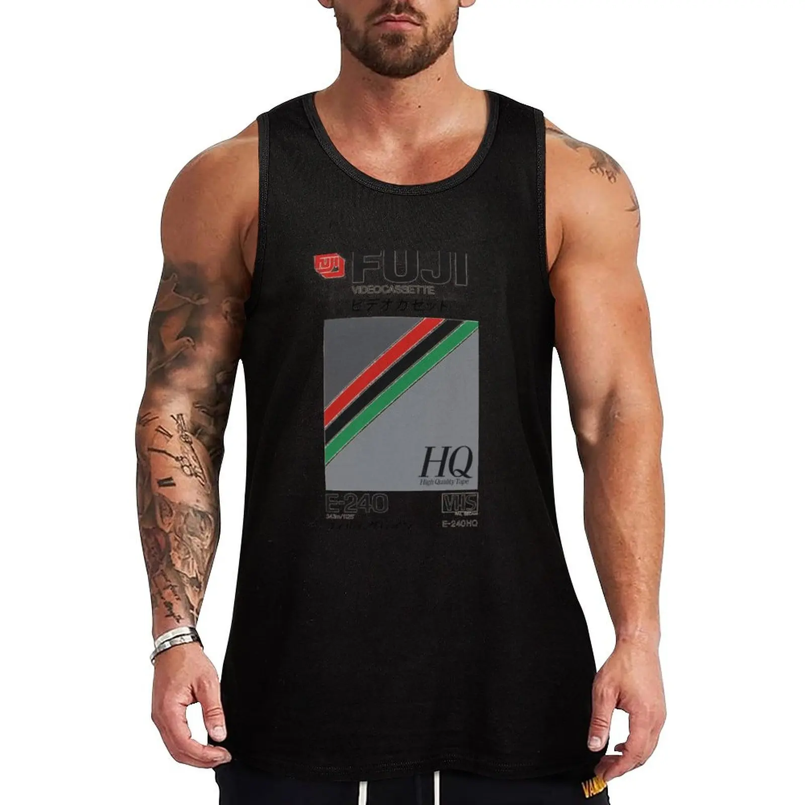 

Fuji VHS Tank Top Gym wear t-shirts man T-shirt Men's gym gym training accessories