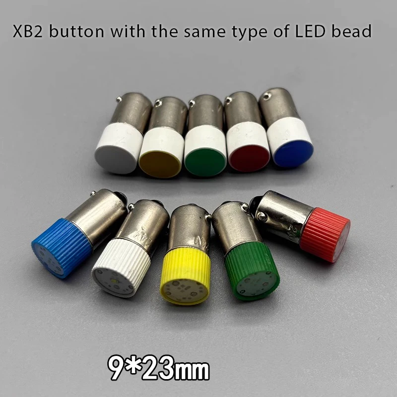 

10 шт. светодиодная лампа с шариками, лампа XB2 ZB2-BV6 BWM с кнопкой освещения, универсальное крепление XB2