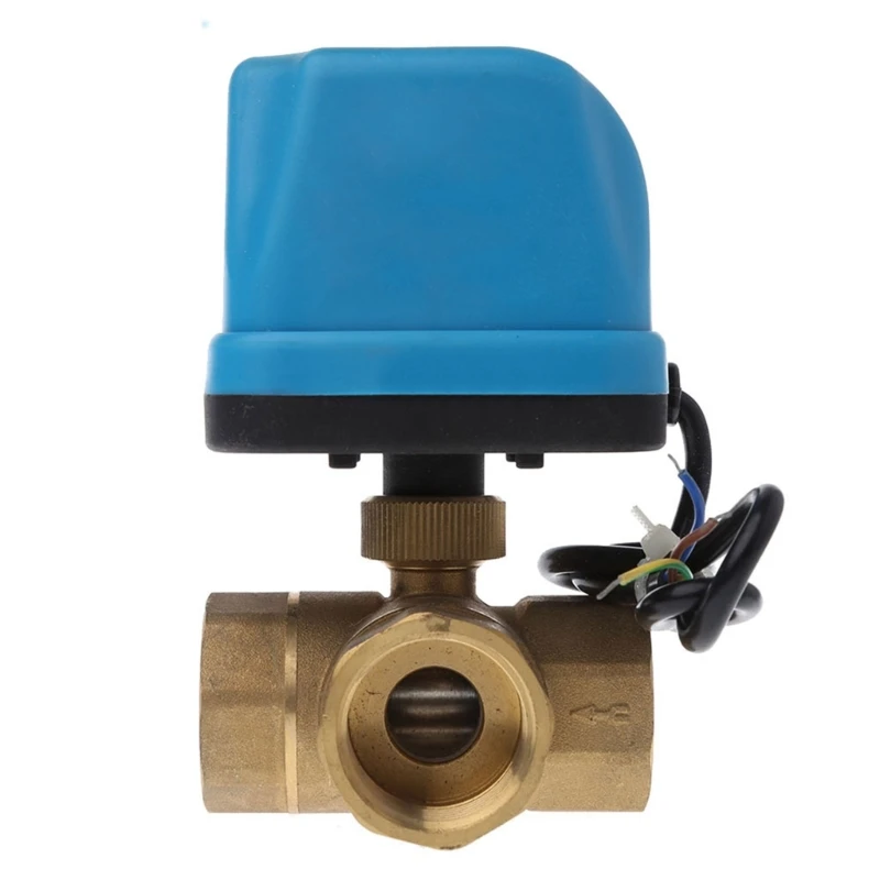 

DN25 AC220V 3-way Electric Motorized Ball Valves for Air Conditioning