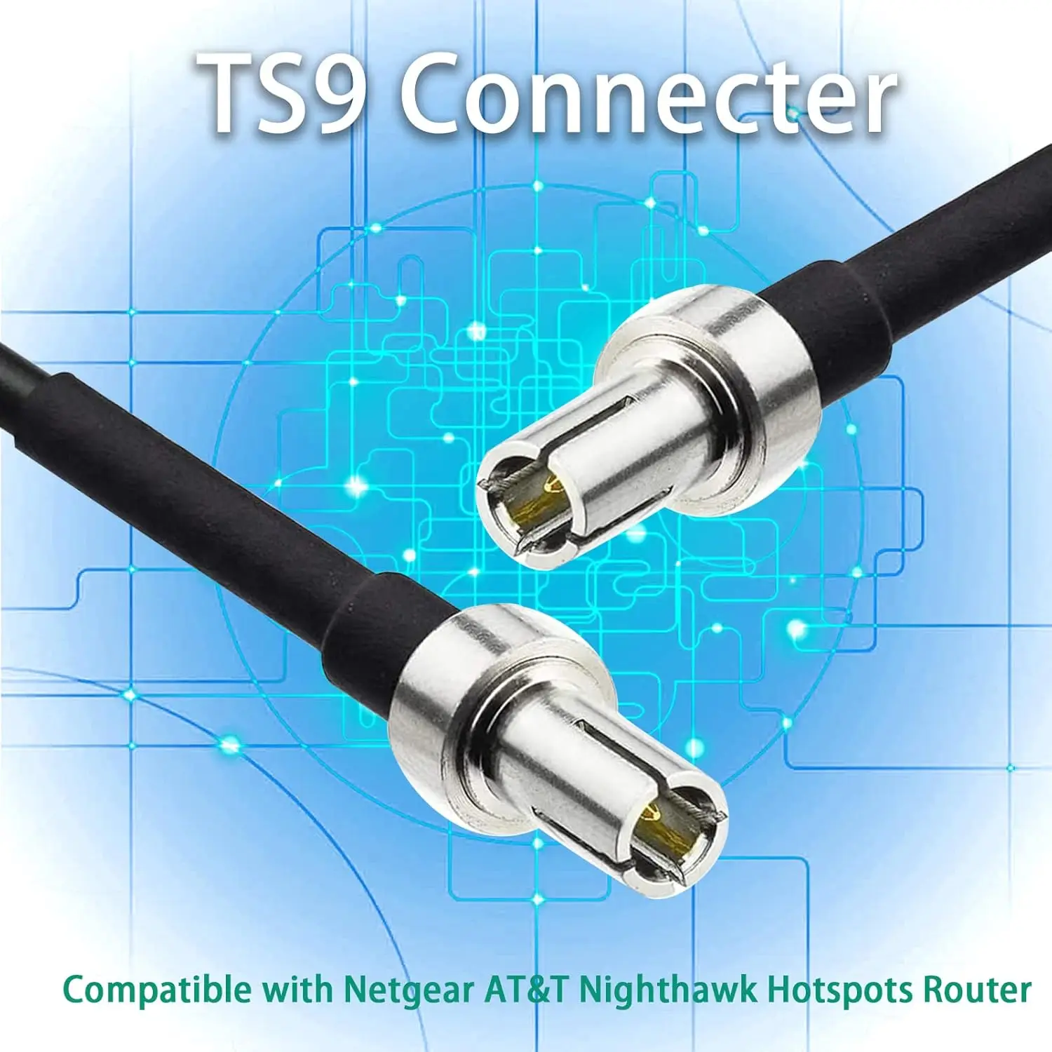 12dbi 5g 4g lte 3g gsm 600 ~ 6000mhz ts9 magnetische Basis antenne kompatibel mit netgear at&t nighthawk m6 mr6110 Hotspots Router – Detail 3