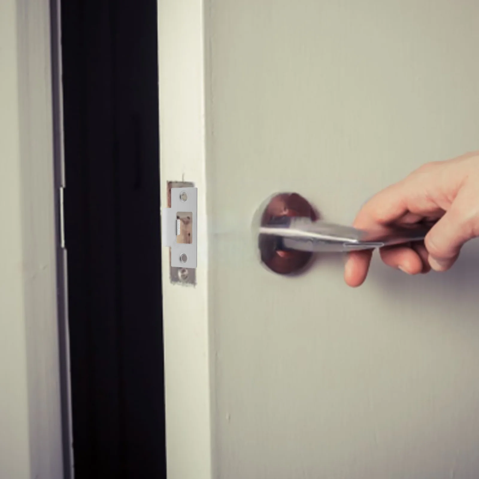 Door Latch Strike Plates Deadbolt Strike Plates Door Jamb Latch Strike Door Reinforcement Plate Hasp Latch Lock Fitting