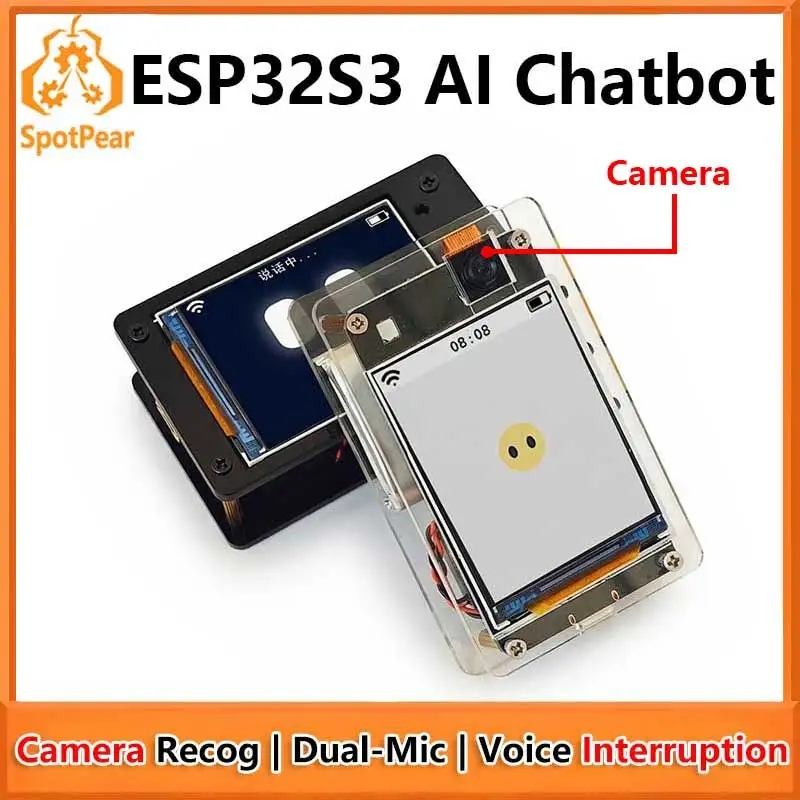 

DeepSeek AI Voice Chat Robot ESP32 S3 Camera Object Recognition Development Board N16R8 For Xiaozhi Dual microphone interruption