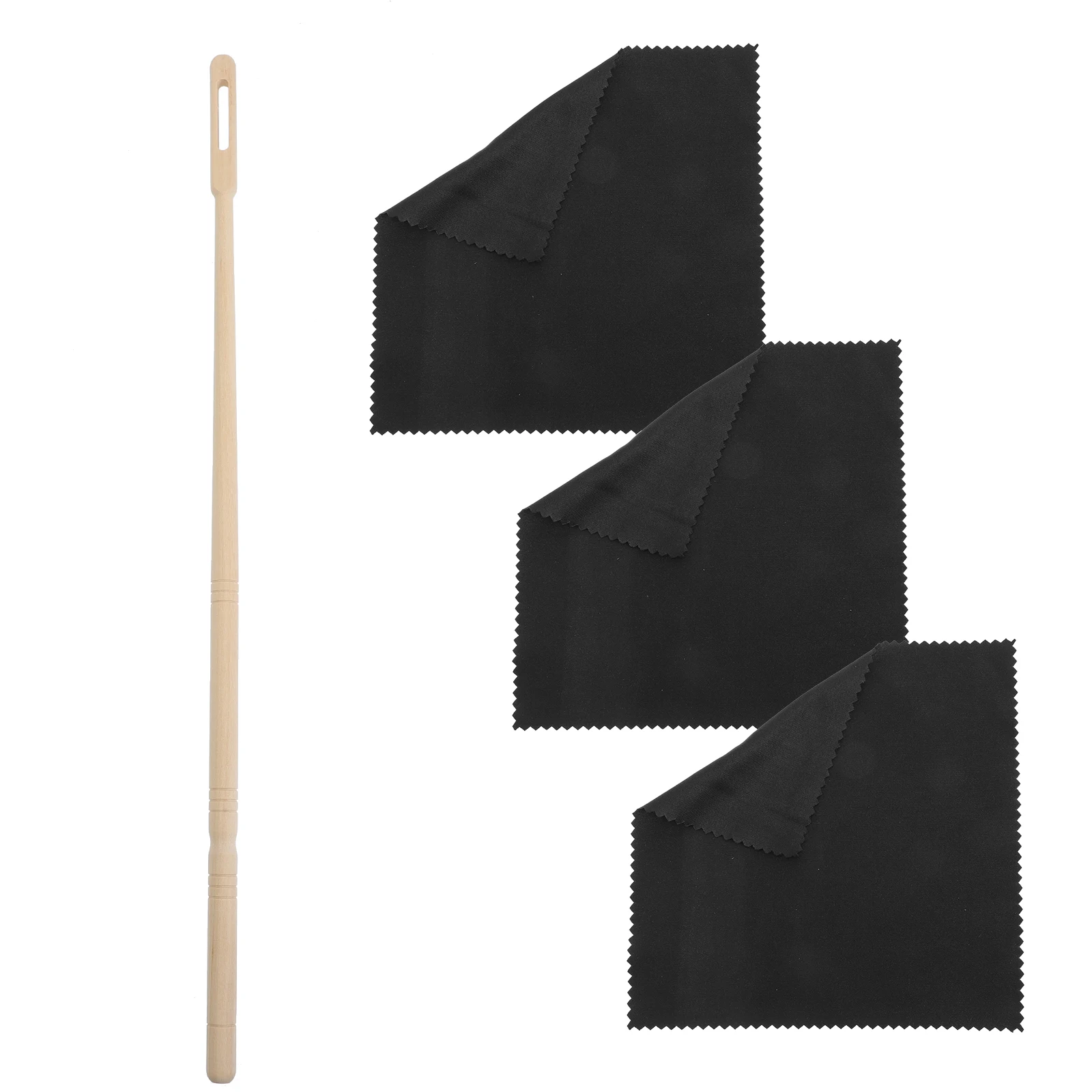 

Flute Cleaning Stick Cloth for inside Rod Instrument Cleaner Kit Suite Instruments Cloths