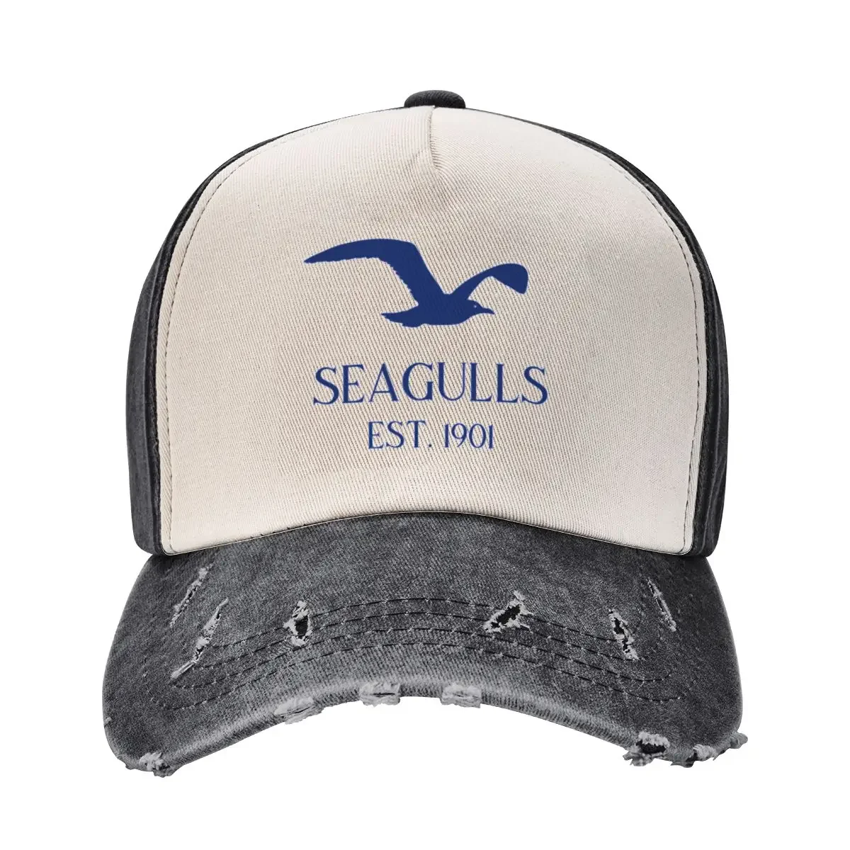 

Бейсболка Seagulls Blue 3, новая шляпа с капюшоном, шляпа с помпоном, шляпы по запросу, мужские и женские