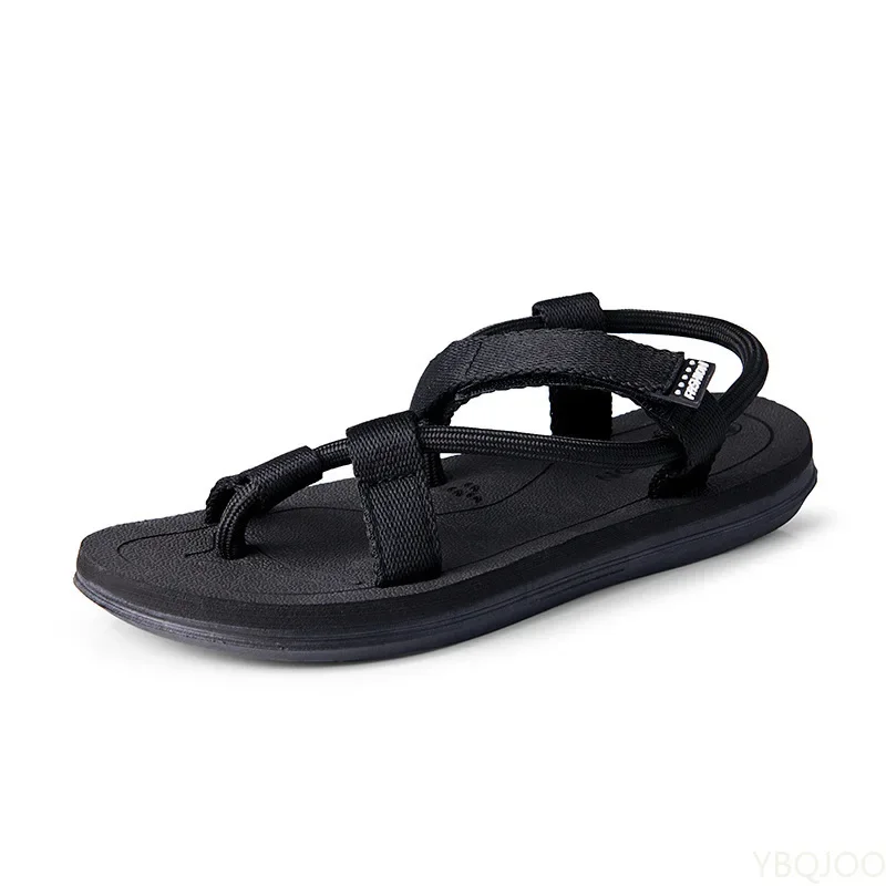 2022 New Summer Fashion Men SandalsRoman Outdoor Beach Comfortable Shoes Flip Flops Slip on Flats Opened Toe Sports Slippers