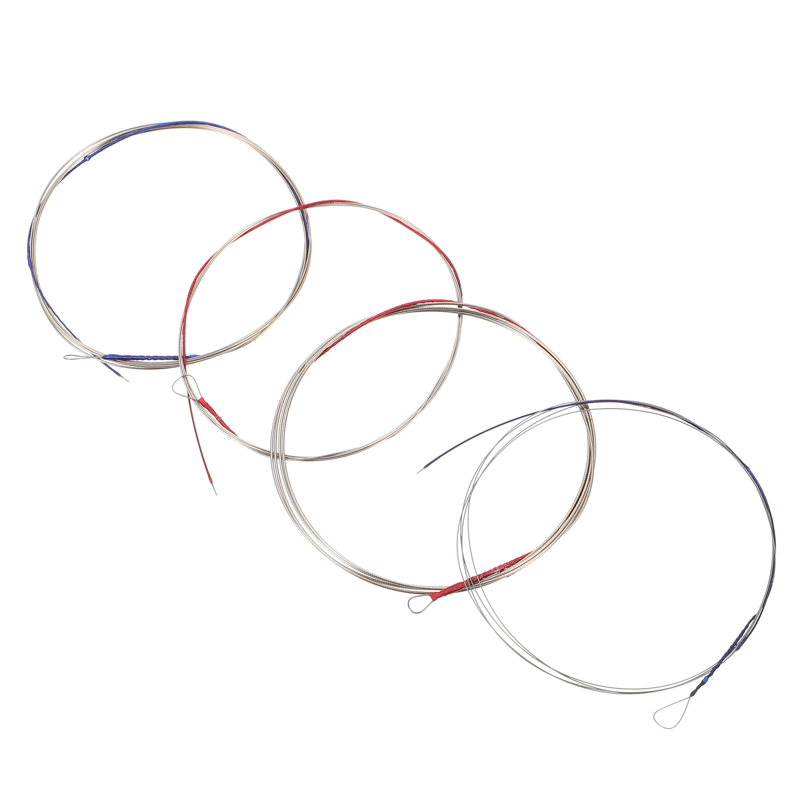 

4 Pcs Pipa Strings Replacement Music Instrument Accessory Accessories Metal Wire
