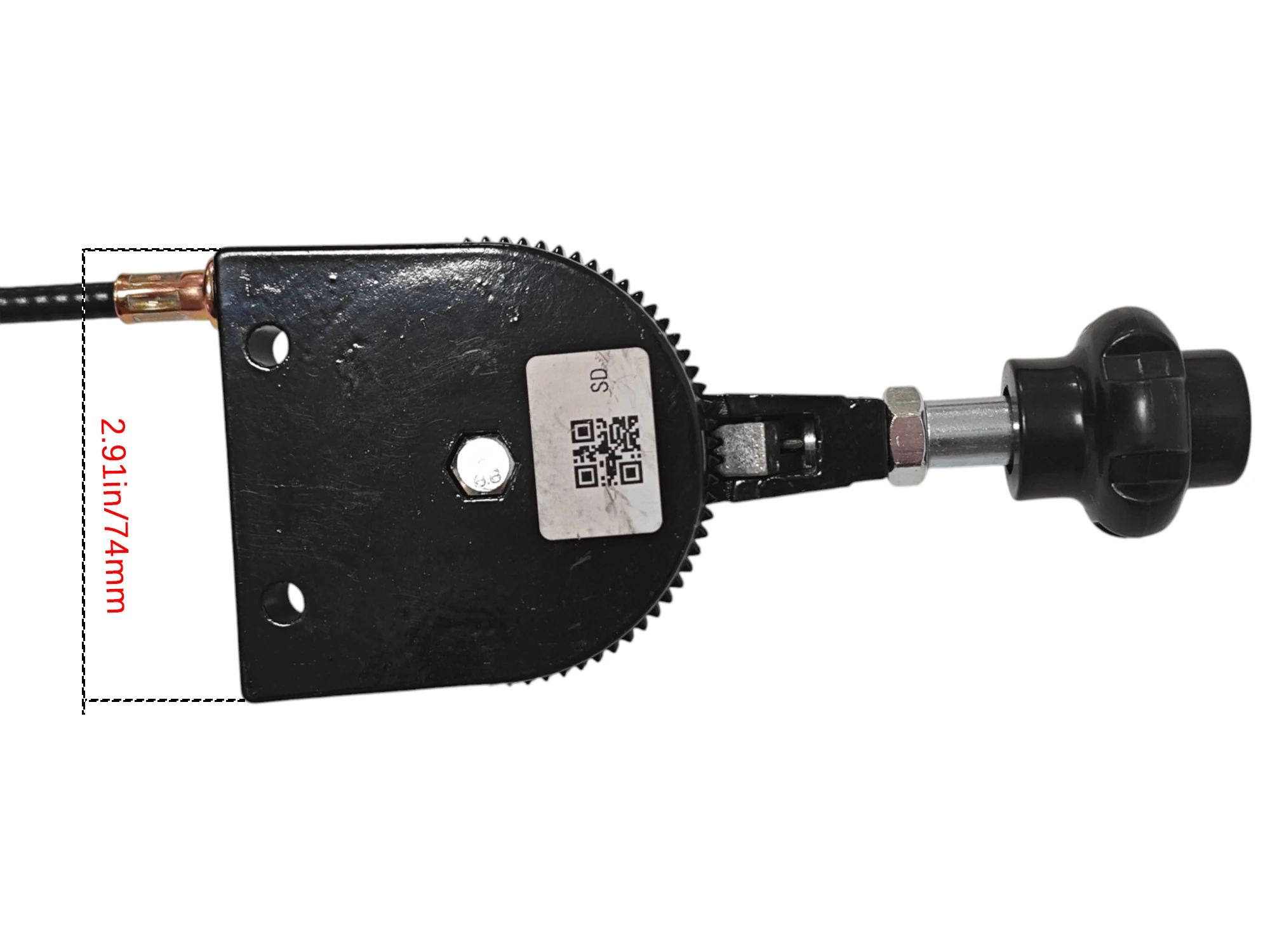 Excavator manual throttle control cable, heavy-duty equipment component used for excavator engine control 1.1 m engine component