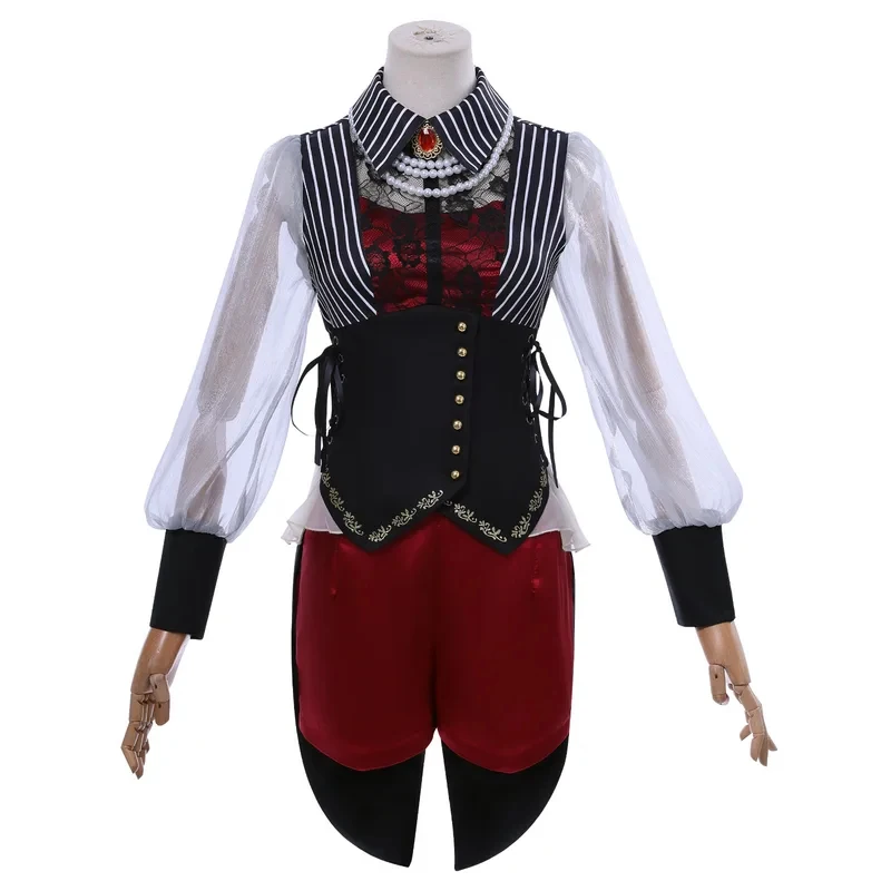 

A;3\v,7'd/ BanG Dream Ave Mujica Nyamu Yutenji Cosplay Costume Stage Uniform Dress for Women Comic Coc;4'b,7'm\1/