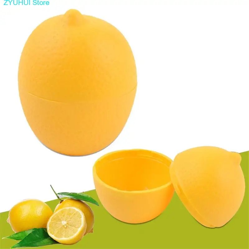 Creative Fresh Storage Box Lemon Lime Saver Plastic Container Holder Bulb Shaped Moist Assorted for Kitchen Refrigerator