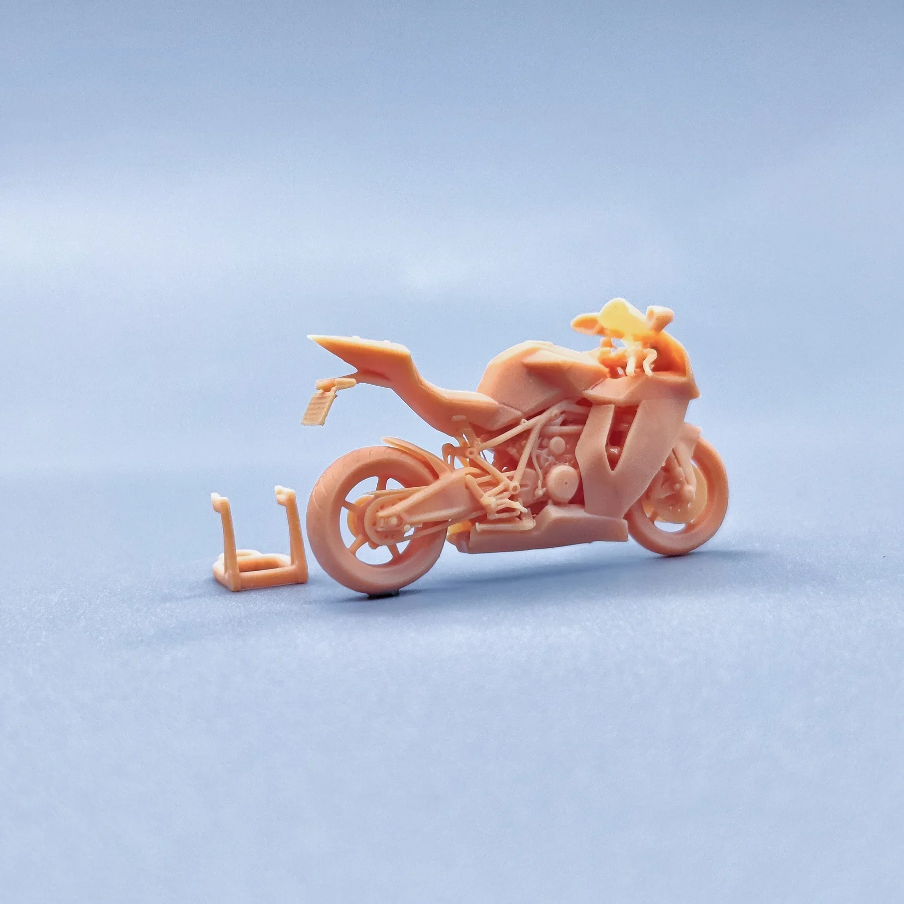 1/64 1/43 Patung Skala Model Resin Moto Ktm 1190 Rc8 2011-2015 Miniatur Tidak Berwarna Diorama Yang Dilukis dengan Tangan V131