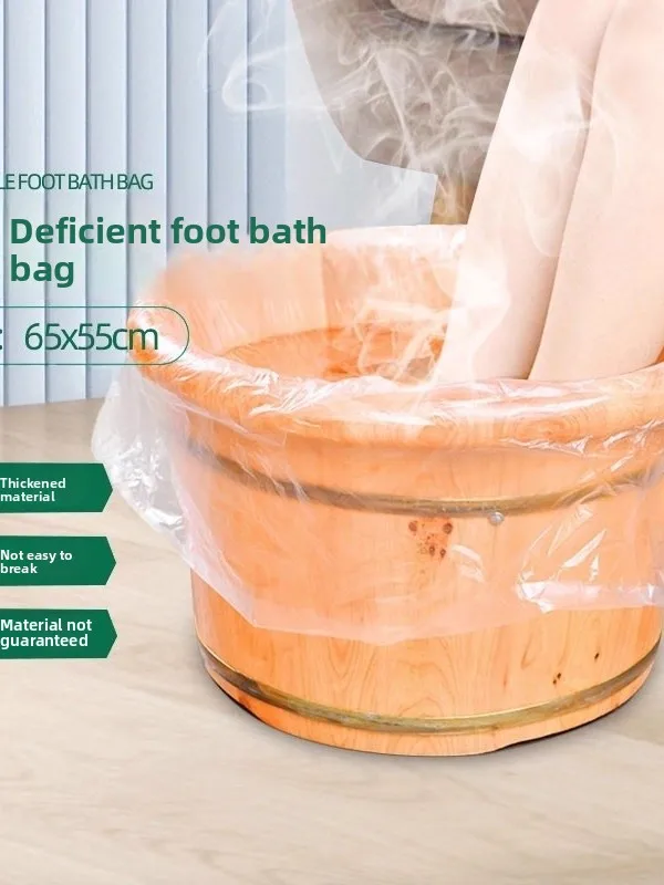 

Thiened Disposable Foot Soaking Bag Convenient Portable Home Travel Easy to Use Plastic Film for Foot Bath And Massage
