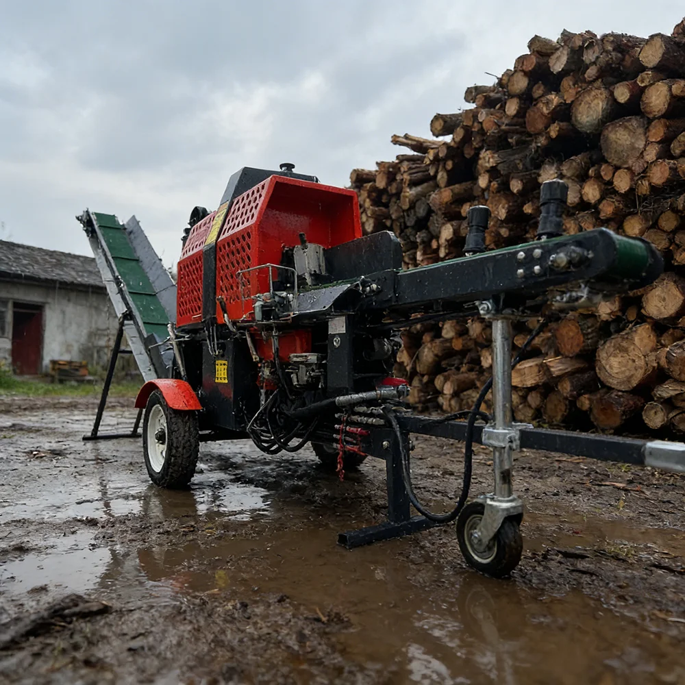 Sustainable Living Usa - Professional 6 Way Log Splitter 20T
