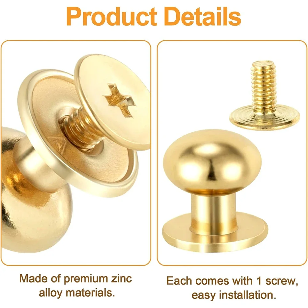 10 pezzi maniglie per armadi pomello per cassetti maniglie per porte dell'armadio pomello maniglia per cassetti per armadio a forma rotonda dorata ferramenta per mobili