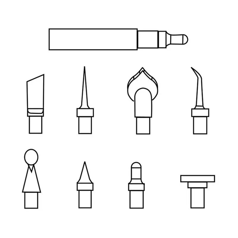 AED7-سبيكة لحام نصائح إدراج الحرارة نصائح عدة استبدال لحام لحام الحديد نصائح عدة لأجزاء طابعة ثلاثية الأبعاد Flimanet