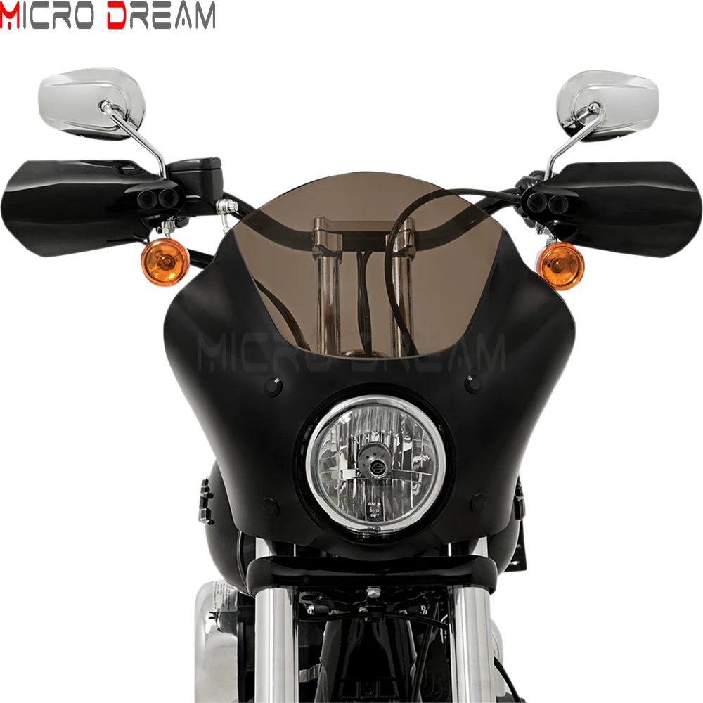 Для Harley Dyna Heritage Softail Deluxe Road King Sportster мотоциклетная защита для рук, щиток на руль, защита от ветра и прочный