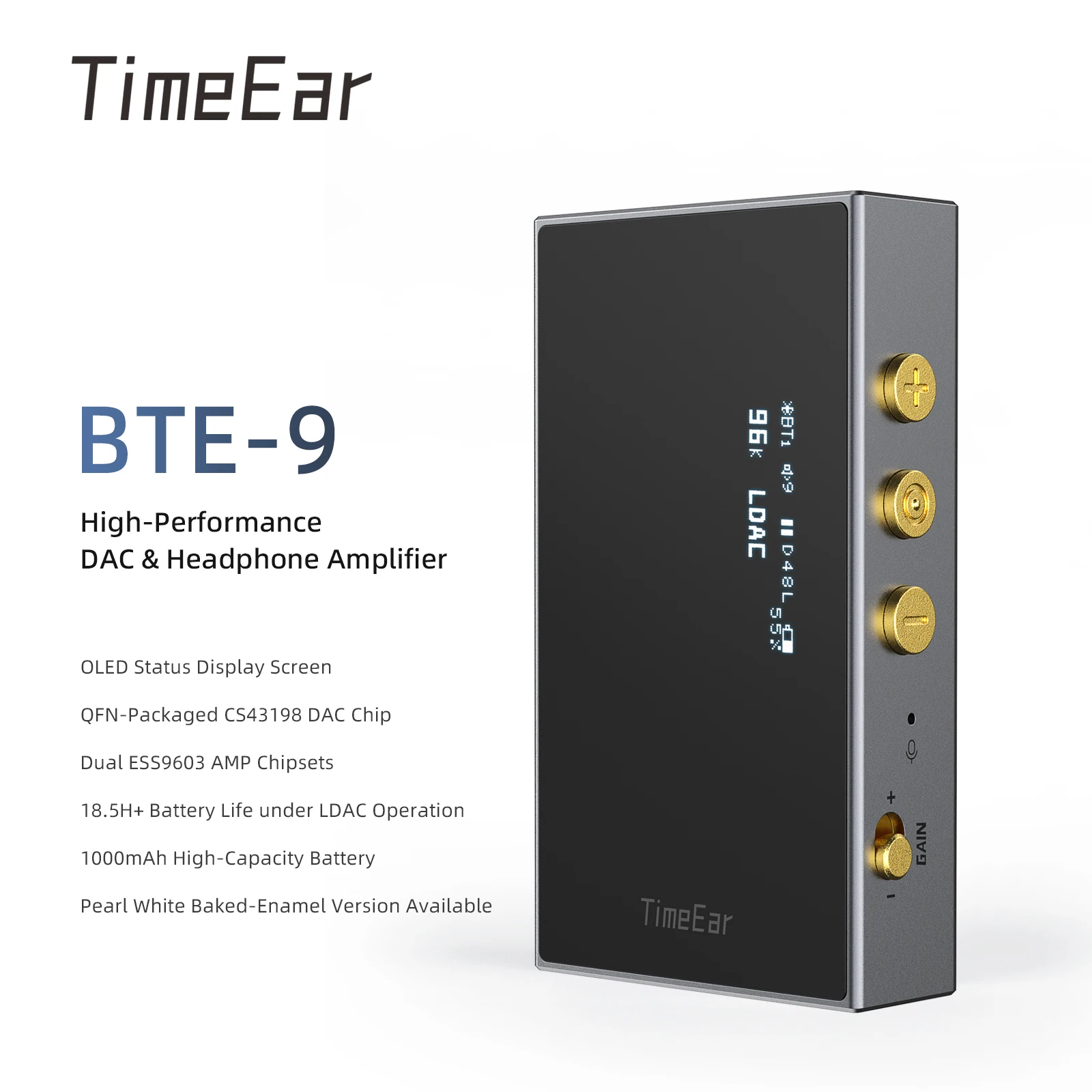 TimeEar BTE-9 Bluetooth ЦАП для наушников AMP wireless dap hi-fi аудио усилитель USB-ключ для kz moondrop fiio изменения наушники TEC-B1 TimeEar BTE-9 Bluetooth ЦАП для наушников AMP wireless dap hi-fi аудио усилитель USB-ключ для kz moondrop fiio изменения наушники TEC-B1