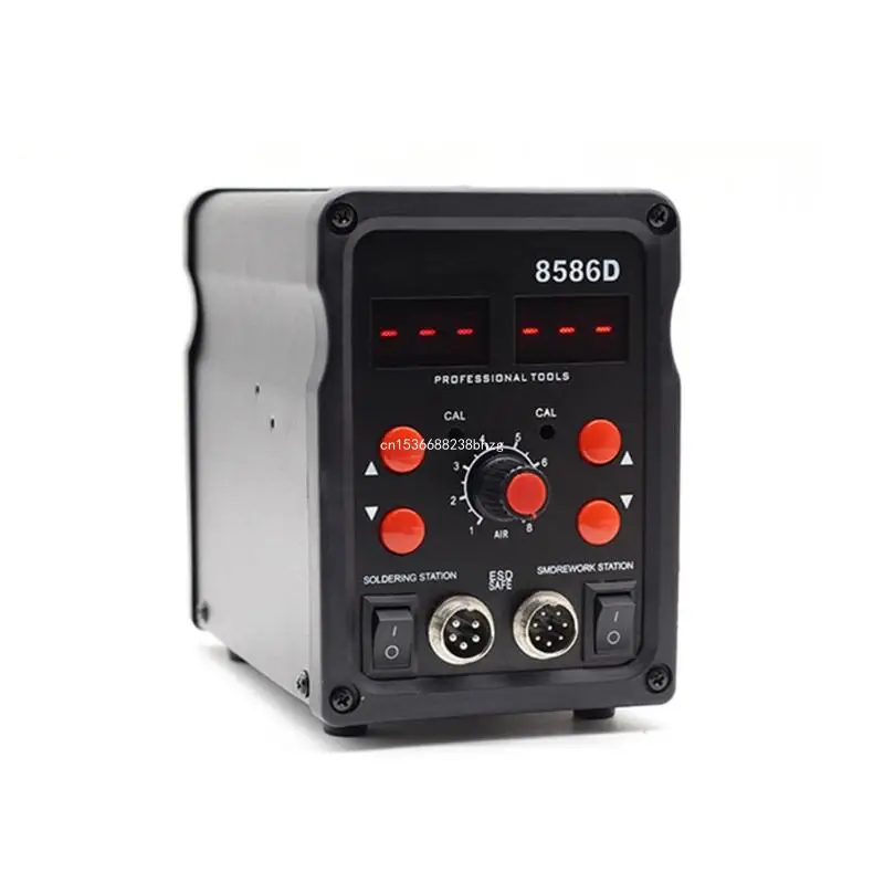 Digital ABS Soldering Station 2 in 1 8586D Soldering Station Solder Station 100-480℃ Adjustable Temperature, LED Display