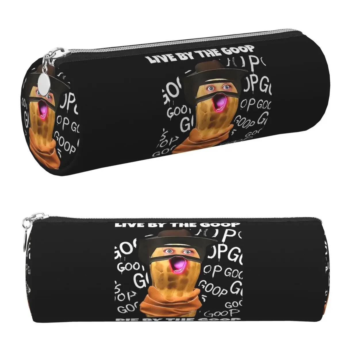 The Burnt Peanut Bungulator Goop Goop Federmäppchen, Federtasche, Schreibwaren, zylindrische Stiftbox, Federmäppchen für die Schule