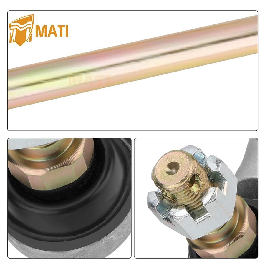 MATI Left & Right Tie Rod Ends Assy for Yamaha Bear Tracker 250 Big bear 250 Bruin 250 1999-2009 1P0-23831-00-00 37S-23841-00-00