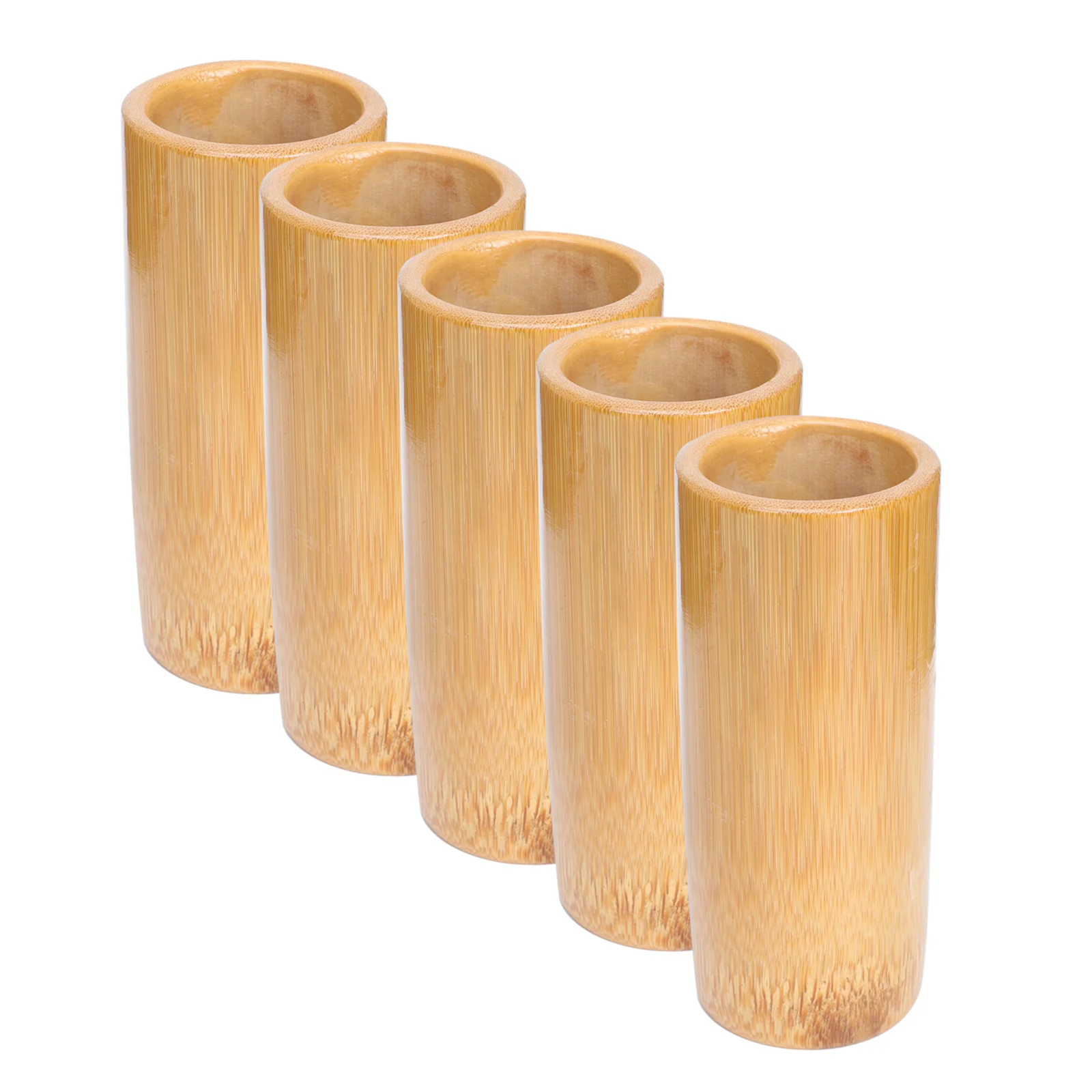 

5 Pcs Bathroom Organizer Bamboo Cupping Body Massage Jar Compact Chopstick Holder Suction Cups