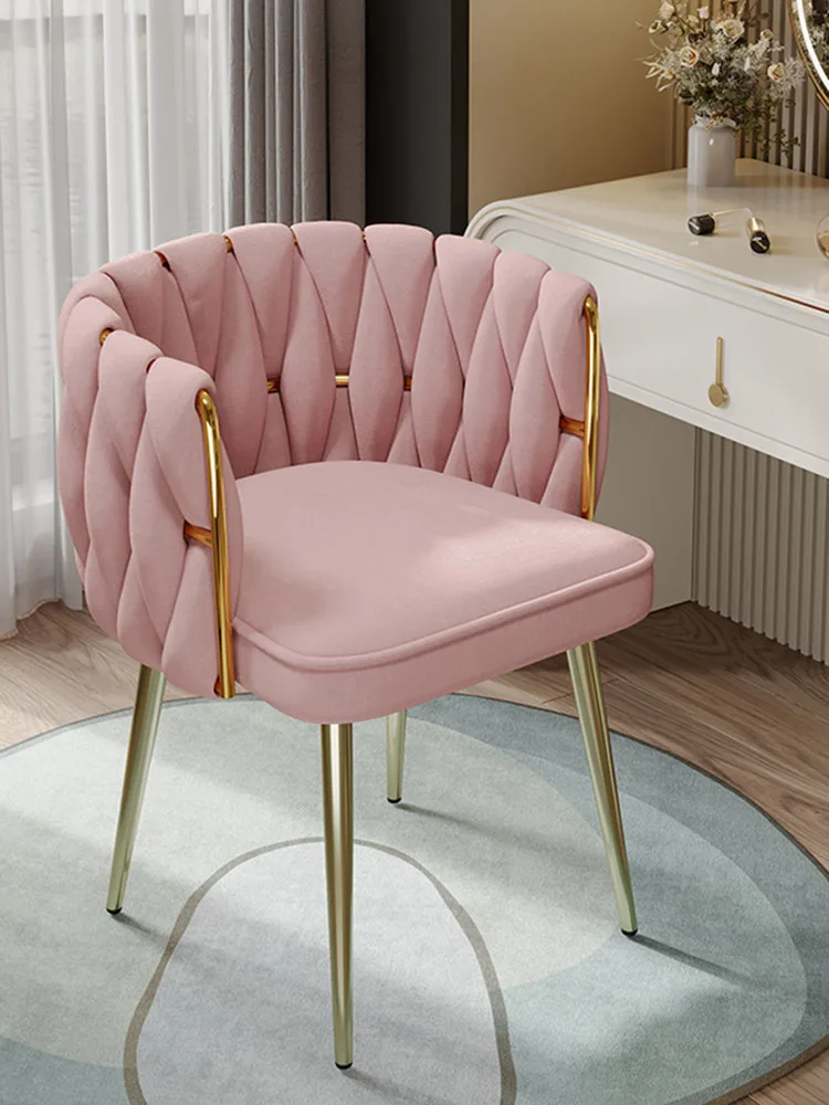 Luxury Nail Makeup Chair,Velvet Furniture,Living Room Armchair, Dining Table,Stool,Bedroom Dressing Table,Chairs Customized