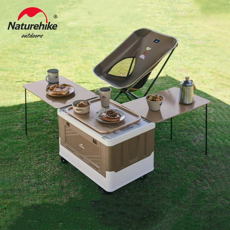 naturehike-trolley-camping-3-in-1-garden-cart-outdoor-folding-storage-box-folding-table-large-capacity-folding-beach-cart